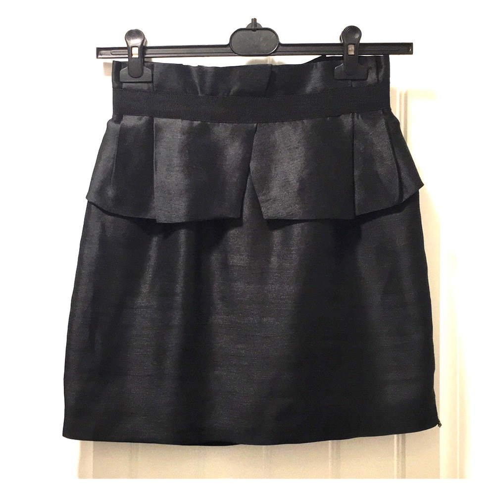 Matthew Williamson black peplum Skirt UK 8 (US 4)